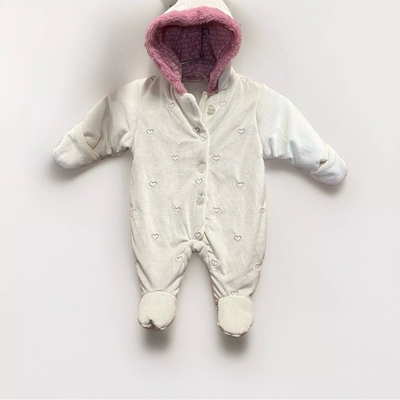 Juicy Couture Other - JUICY Couture Sz 0/3 M Plush Sherpa Pram  Jumpsuit New $98